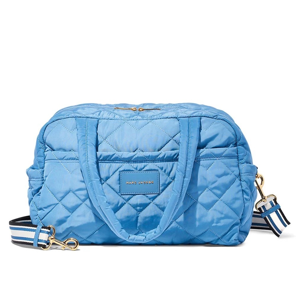 🔥🔥🔥NEW Marc Jacobs The Medium Weekender Bag in Blue